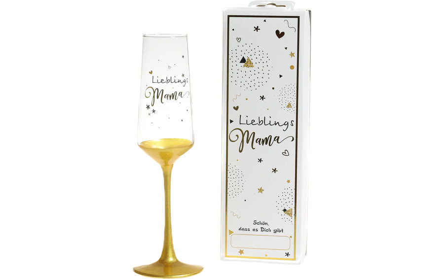 Trendcompany Sektglas Lieblingsmama