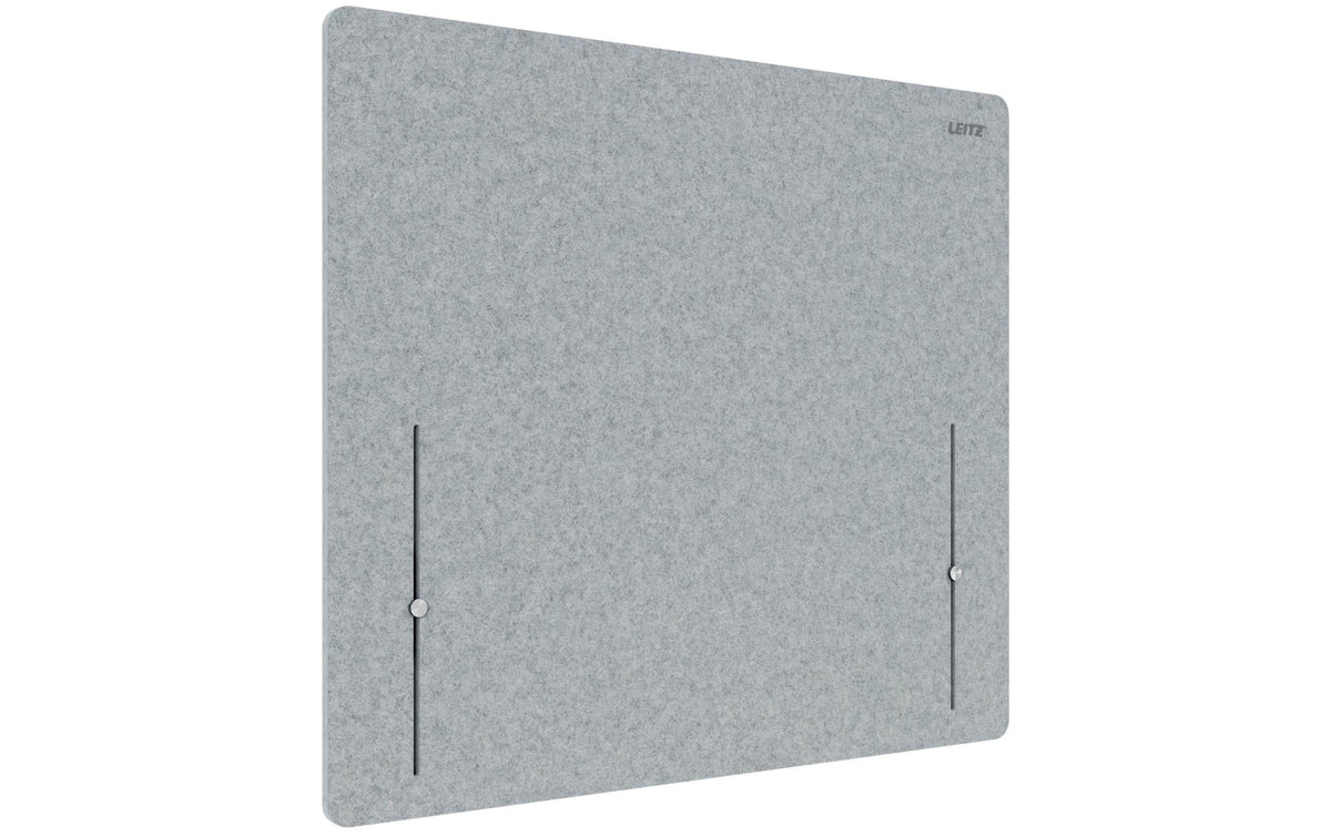 Leitz Ergo höhenverstellbare Tischtrennwand 80x70m, grau