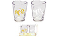 Trendcompany Schnapsgläser Mr & Mrs (2er Set)