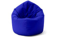 Sitzsack 2 in 1 Rund 300 l Polyester Blau Lumaland