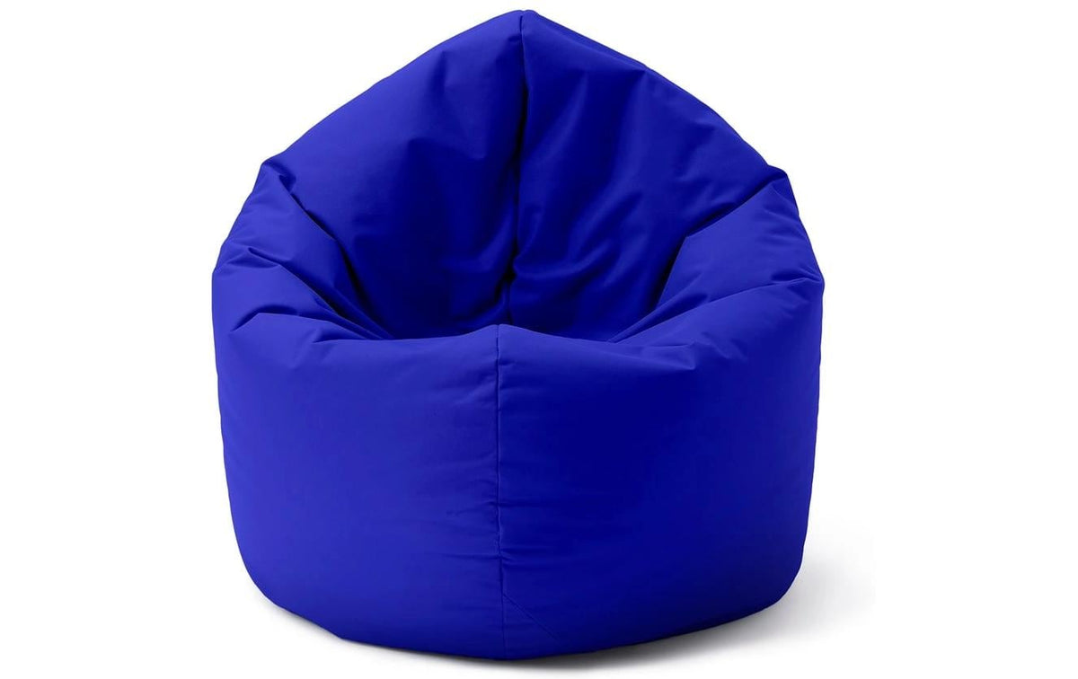 Sitzsack 2 in 1 Rund 300 l Polyester Blau Lumaland