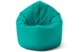 Lumaland Runder Sitzsack 2 in 1, Polyester (PES), /Türkis