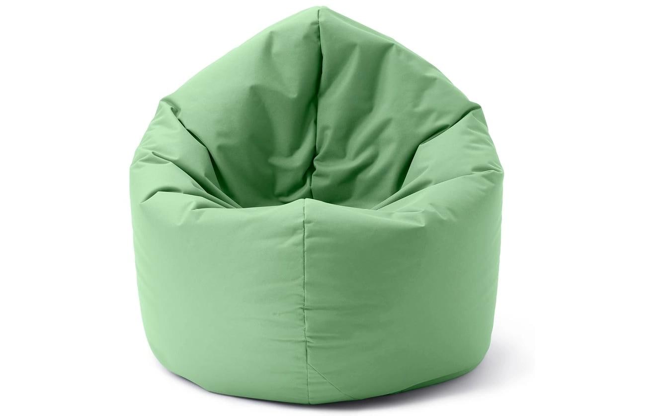 Lumaland Runder Sitzsack 2 in 1, Polyester (PES), Hellgrün