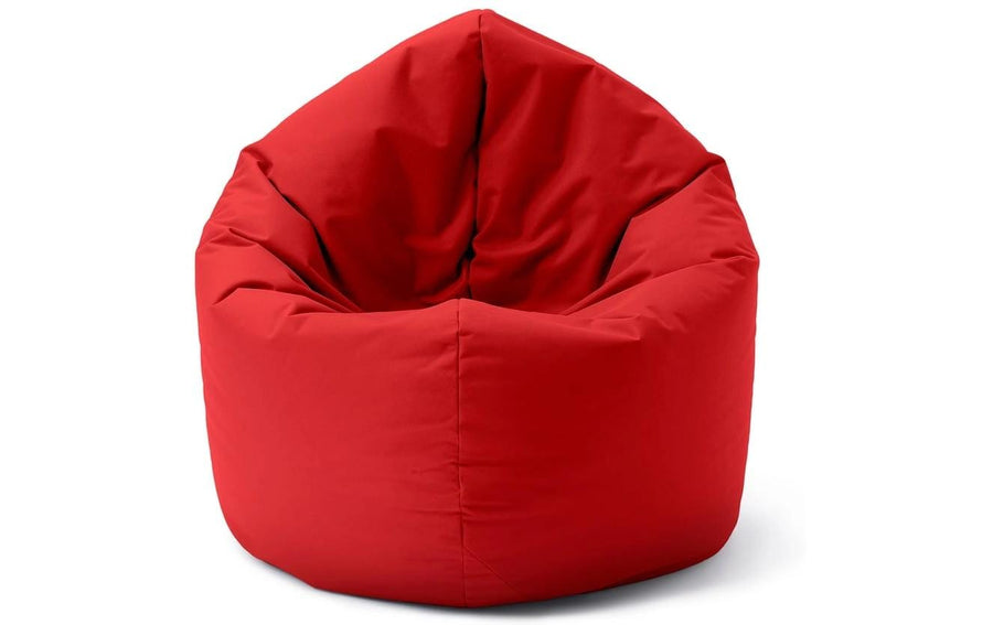Sitzsack Rund 2 in 1 300l Polyester Rot Lumaland