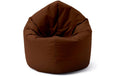 Sitzsack Rund 2 in 1 300 l Polyester Braun Lumaland