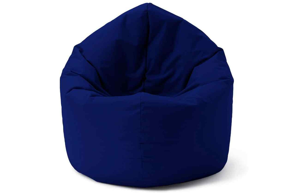 Lumaland Sitzsack 2-in-1 Rund – Dunkelblau, 300 l