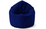 Lumaland Sitzsack 2-in-1 Rund – Dunkelblau, 300 l
