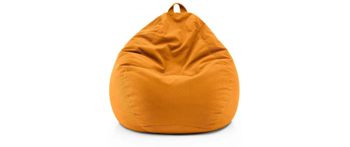 Sitzsack 120 l Comfort Gelb Polyester Lumaland