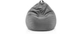 Sitzsack 120 l Comfort Polyester Grau Lumaland
