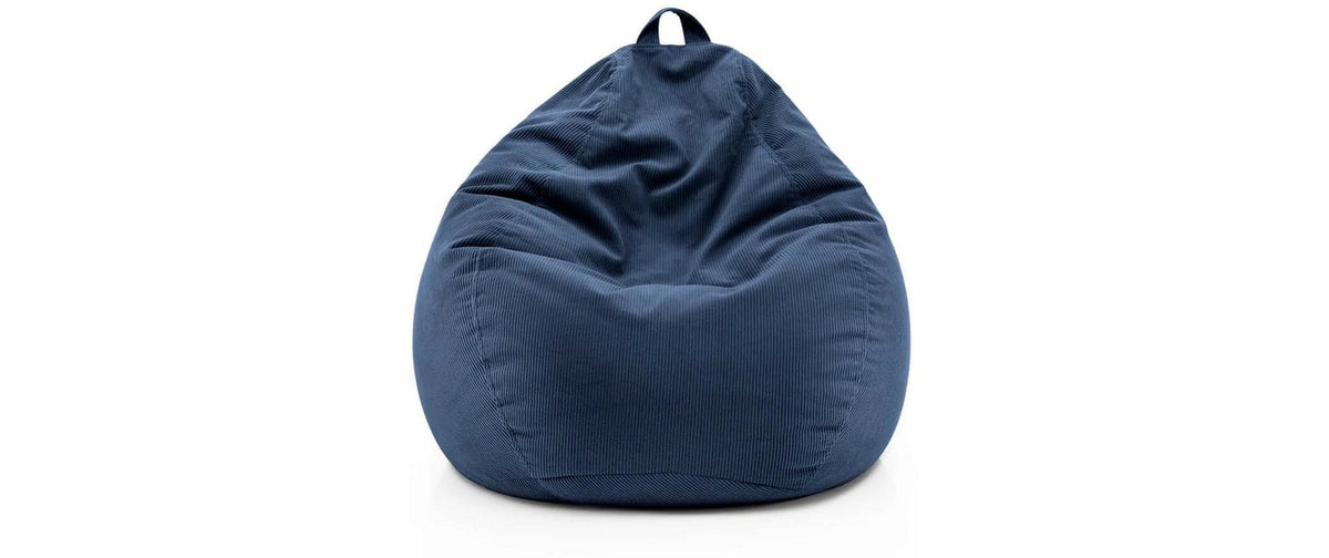 Sitzsack 120 l Comfort Blau Polyester Lumaland