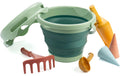 Schildkröt Funsports Schildkröt 7in1 Sand Toys Falteimer Set green