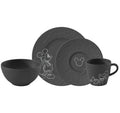 Villeroy & Boch Manufacture Rock Mickey Mouse Frühstück-Set, 4-teilig