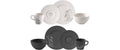 Villeroy & Boch Manufacture Rock – Mickey Mouse Frühstücks-Set, 8-teilig