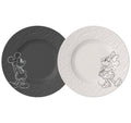 Villeroy & Boch Manufacture Rock – Mickey Mouse Dessertteller, 2-teilig