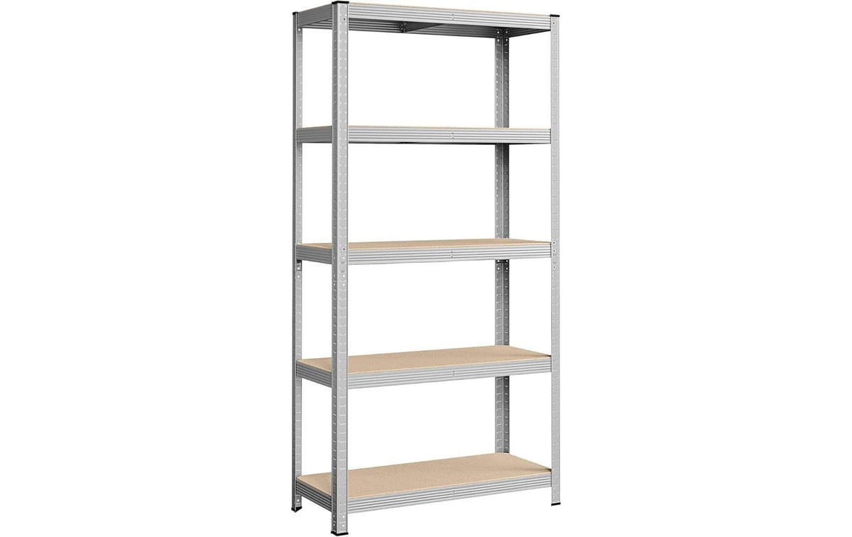 Wohnregal Silber 90x40x180 cm Songmics