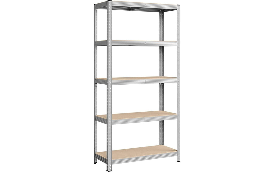 Wohnregal Silber 90x40x180 cm Songmics
