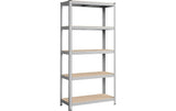 Songmics Wohnregal 180 x 40 x 90 cm Silber