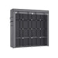 Songmics Stoffkleiderschrank 170 x 45 x 167 cm Grau