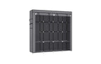 Stoffkleiderschrank Grau 170x45x167 cm von Songmics