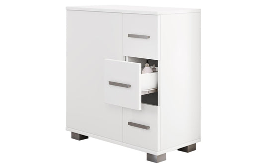 VCM Badezimmerregal Zalo XL 60 x 65 cm, Weiss