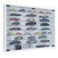 VCM Vitrine Mandosa XXL 80 x 60 cm Schwarz
