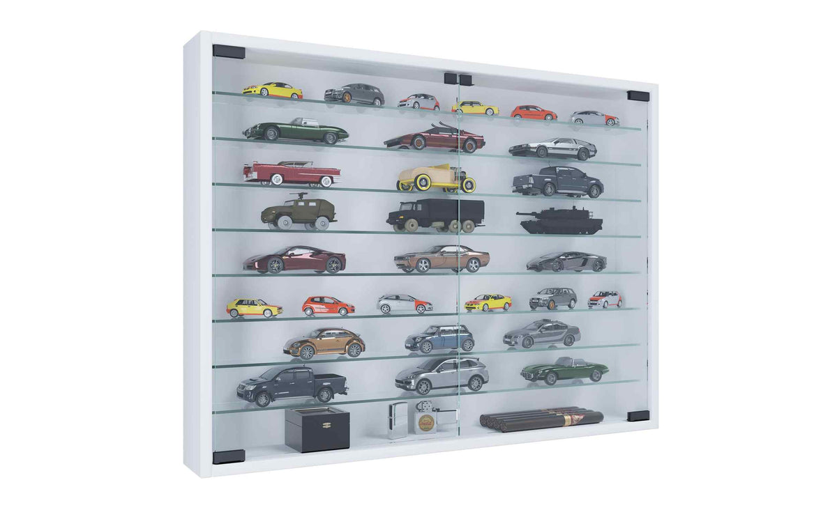 VCM Vitrine Mandosa XXL 80 x 60 cm Schwarz