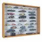 VCM Vitrine Mandosa XXL 80 x 60 cm Schwarz