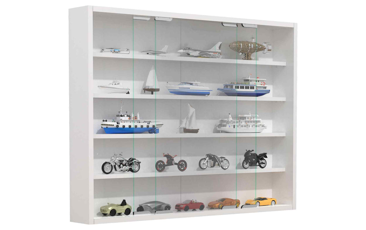 VCM Wandvitrine Agisa L 77 x 60 cm Weiss