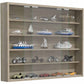 VCM Vitrine Agisa L 77 x 60 cm Sonoma Eiche