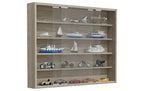 Kommoden VCM Vitrine Agisa L 77 x 60 cm Sonoma Eiche