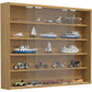 VCM Vitrine Agisa L 77 x 60 cm Sonoma Eiche