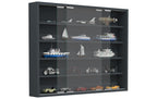 Kommoden VCM Vitrine Agisa L 77 x 60 cm Sonoma Eiche