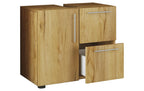 Lavabounterschrank Flandu 61 x 51 cm Honig/Eiche VCM