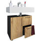 VCM Waschbeckenunterschrank Flandu 61 x 51 cm Honig/Eiche