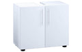VCM Badzimmer Unterschrank Flandu II Weiss 60 x 51 cm Melamin, Grundmaterial: Holz