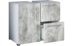 Lavabounterschrank Flandu 61 x 51 cm Honig/Eiche VCM