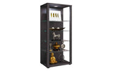 VCM Vitrine Glasol III 52 x 115 x 35 cm Schwarz