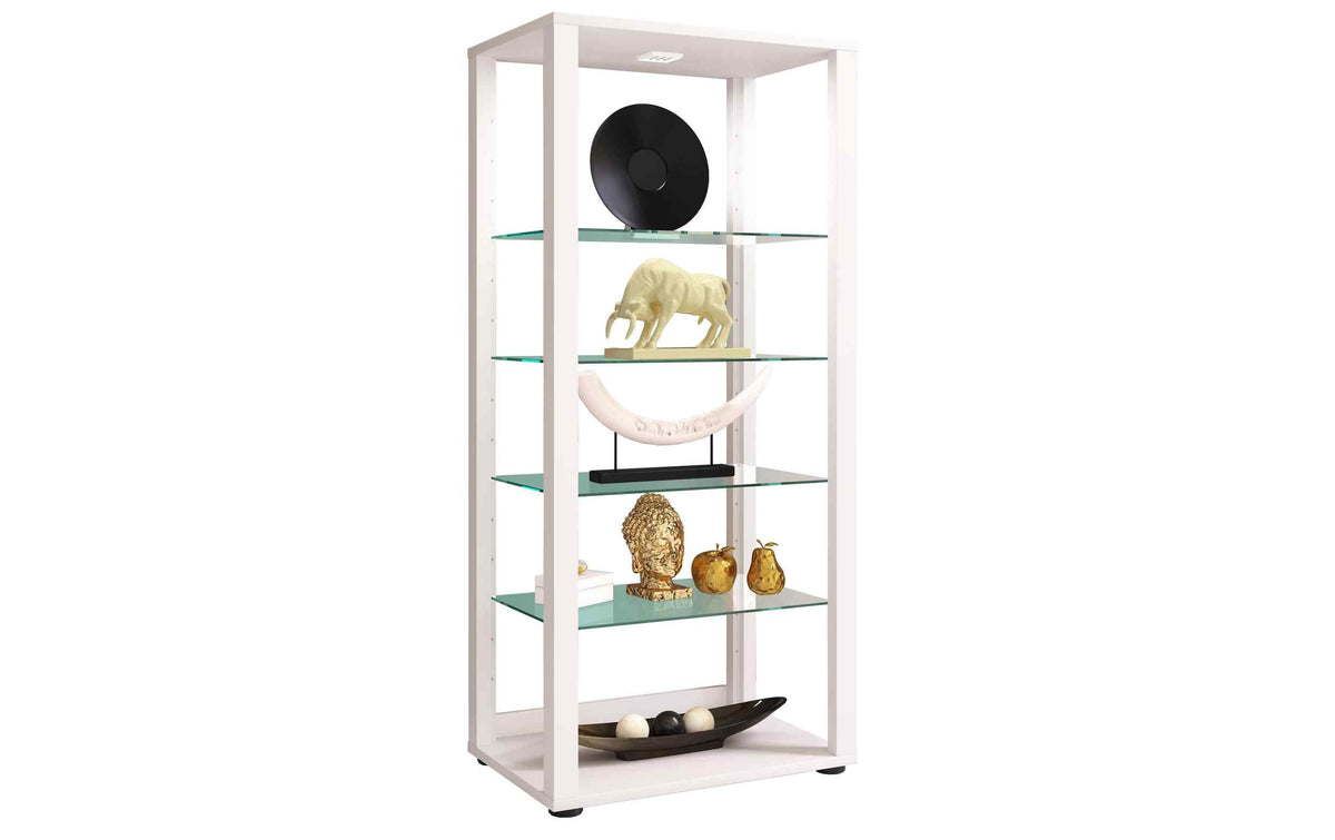 VCM Vitrine Glasol IV 115 x 52 x 35 cm, Weiss