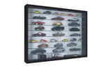 VCM Vitrine Mandosa XXL 80 x 60 cm Schwarz