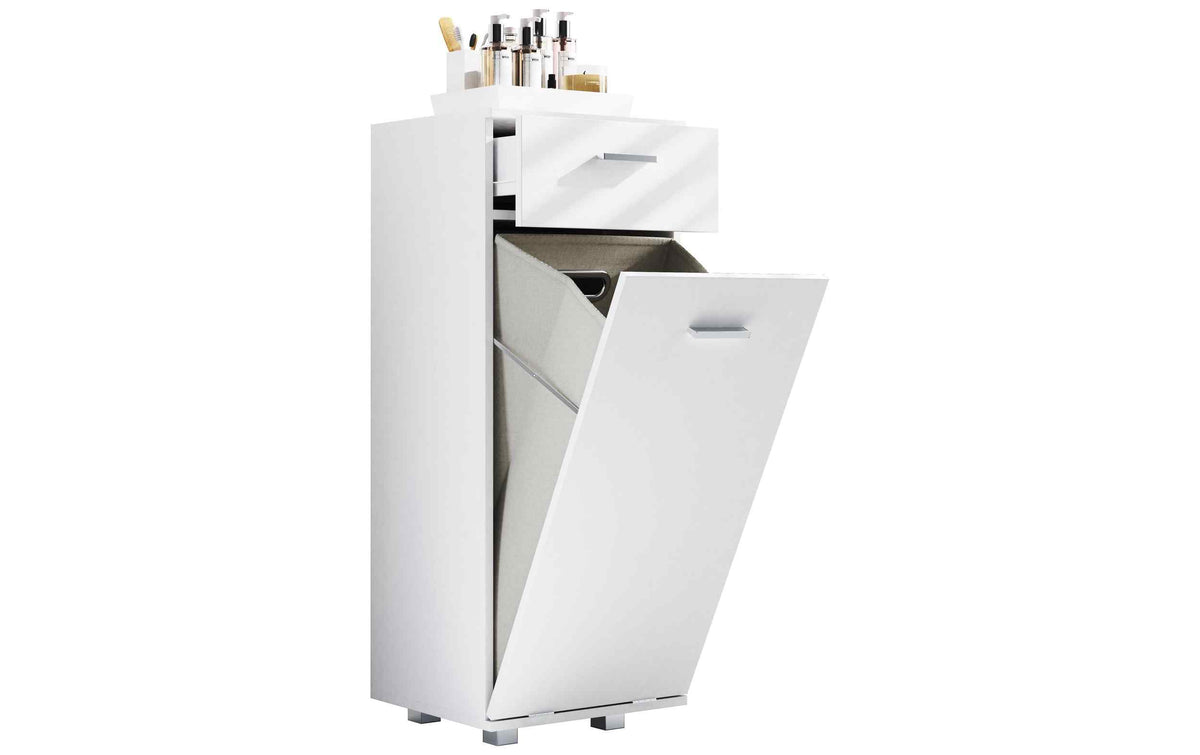 VCM Badezimmerregal Zalo S 40 x 101 x 35 cm Weiss