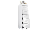 VCM Badezimmerregal Zalo M 30 x 94 cm Weiss