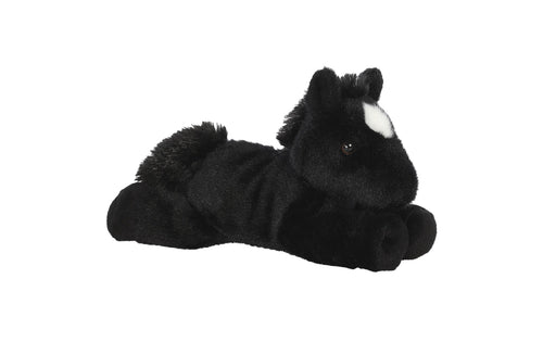 AURORA Plüsch Mini Flopsies Beau Black Horse 20 cm