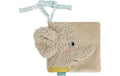 fehn Stoffbuch Elefant Grau