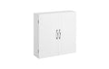 Vasagle Badezimmer Wandschrank, Weiss Weiss 60x18x60 cm Mitteldichte Holzfaserplatte (MDF), Grundmaterial: Holz