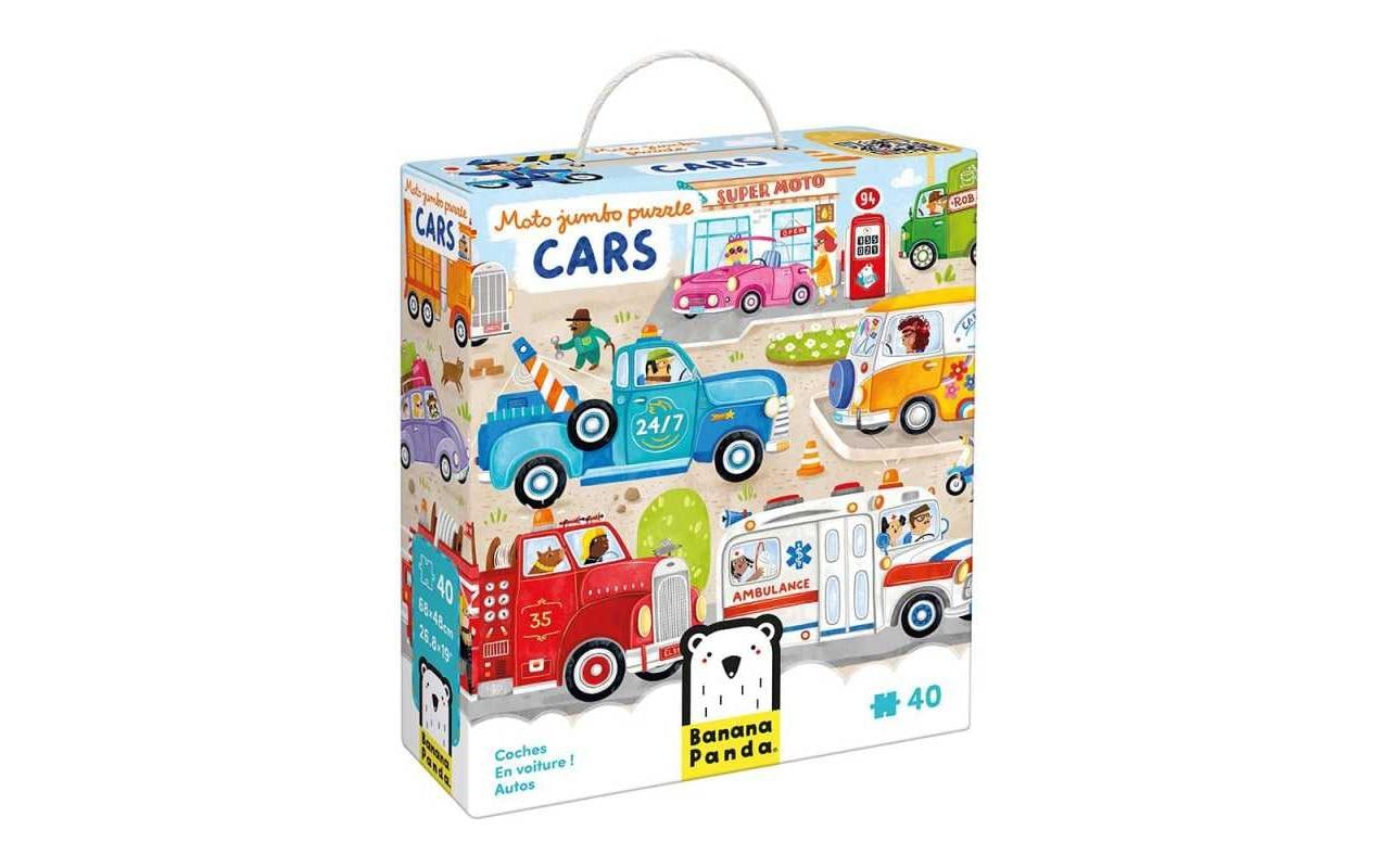 Banana Panda Puzzle Moto Jumbo Autos Pappe
