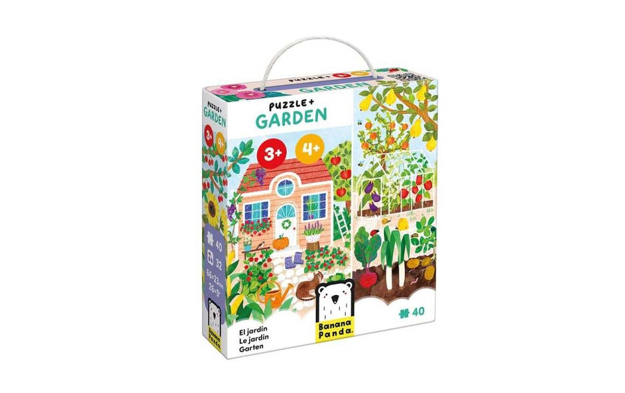 Banana Panda Puzzle + Garten Garten Puzzle Pappe 40 Teile