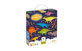Banana Panda Puzzle Ich liebe Dinosaurier Puzzle Klassisch Pappe 60 Teile