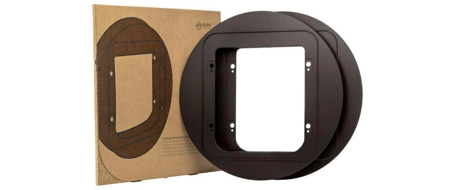 SureFlap Freilauftür Montageadapter für Glas Braun