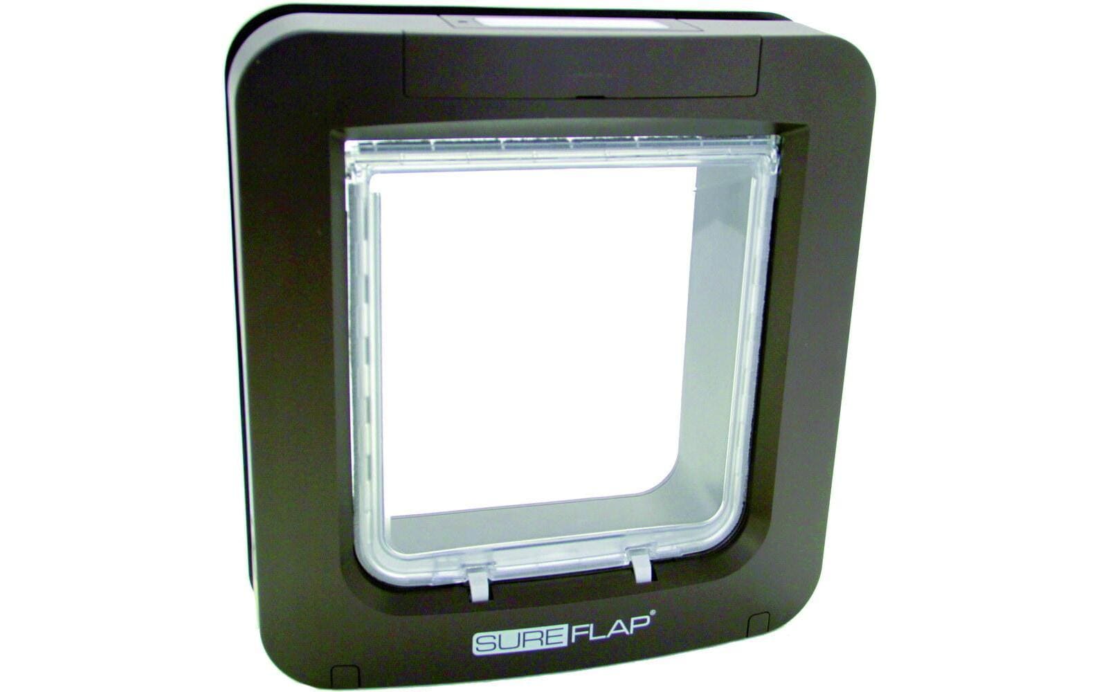 SureFlap Freilauftür XXL, braun mit Mikrochiperkennung, 26.2x28.1cm