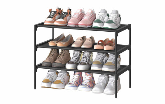 Songmics Schuhgestell, 3 Ablagen